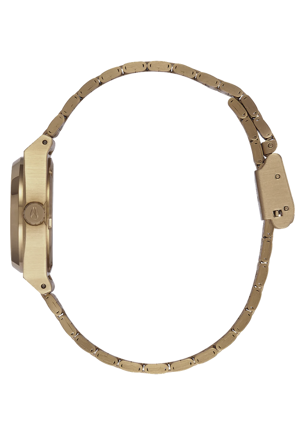 Nixon Small Time Teller Watch | Lt Gold / Silver / Vintage White | Women's Stainless Steel