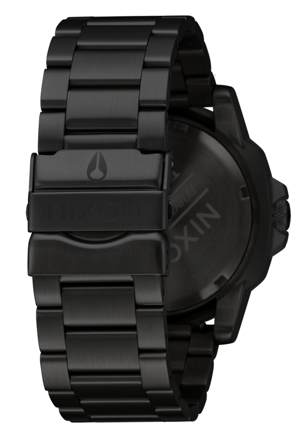 Nixon Smyth 44 Watch | Super Black / Black | Sapphire Crystal Analog Watch