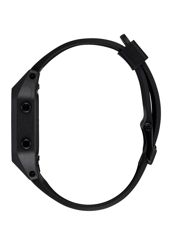 Nixon Staple Watch | Black / Positive | Low-Profile Thin Digital