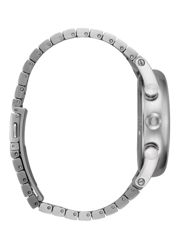 Nixon Station Chrono Watch | Silver / Indigo | Chronograph Watch