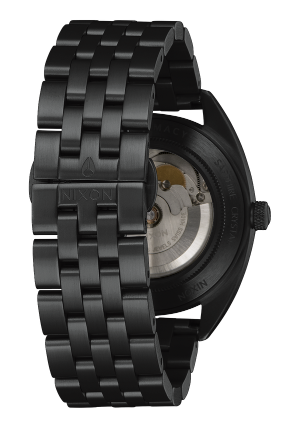 Nixon Supremacy Watch | Black / Yellow | Swiss Made Automatic