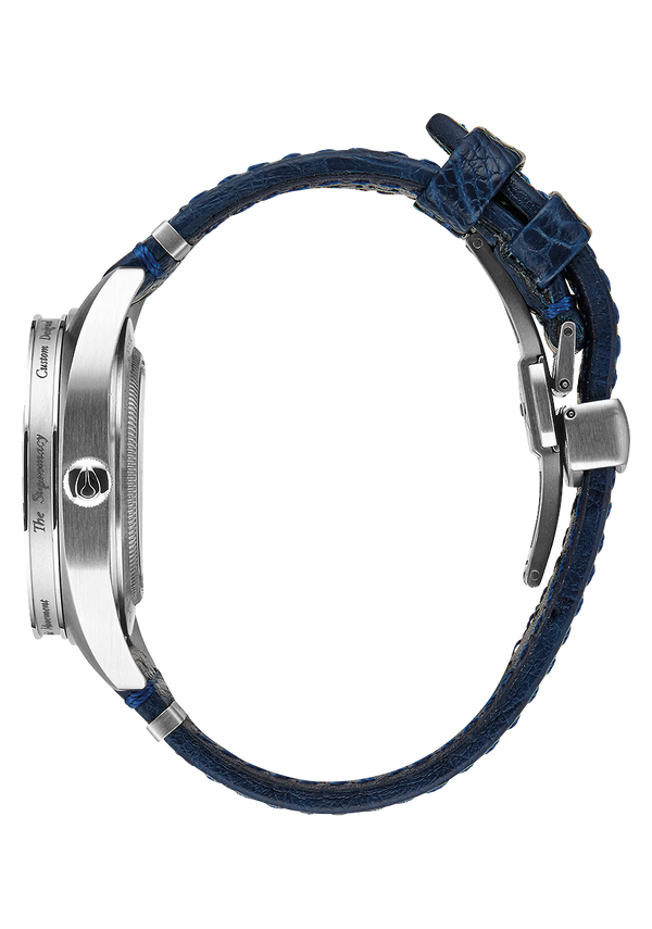 Nixon Supremacy Watch | Blue / Magenta | Swiss Made Automatic