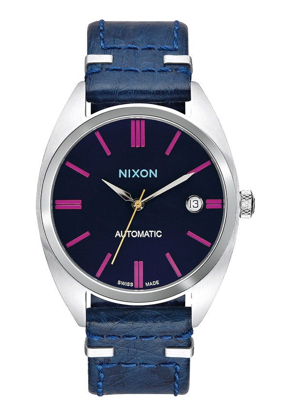 nixon Supremacy Watch | Blue / Magenta | Swiss Made Automatic