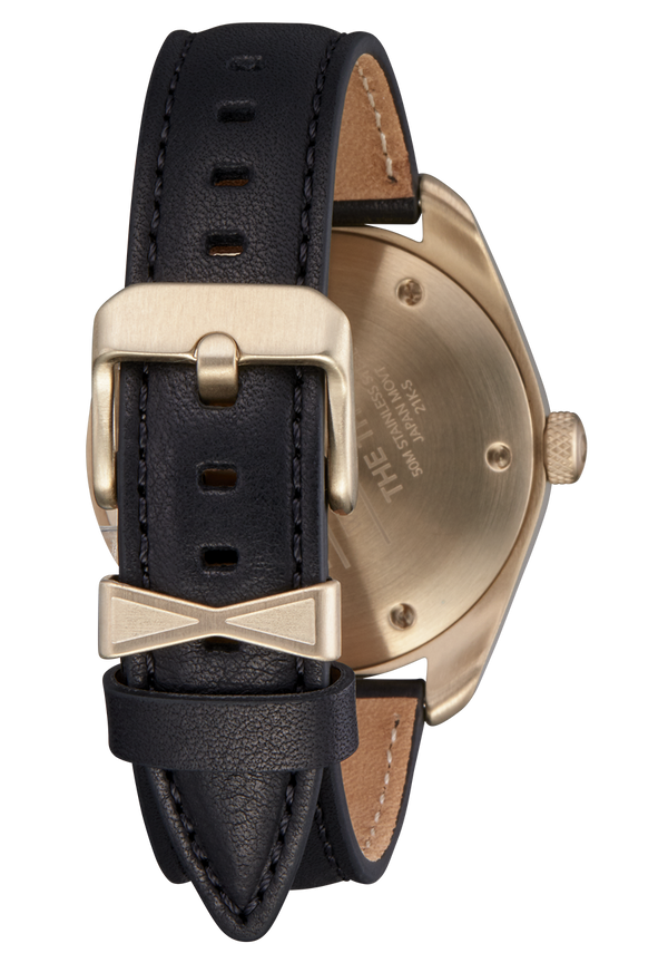 Nixon Thalia Watch | Light Gold / Black | Leather | Women's