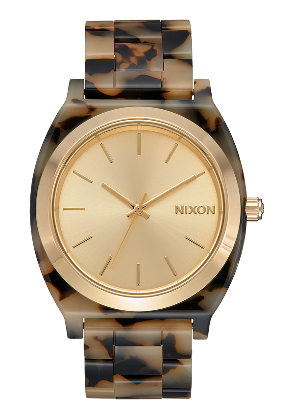 nixon Time Teller Acetate Watch | Cream Tortoise | Unisex Acetate
