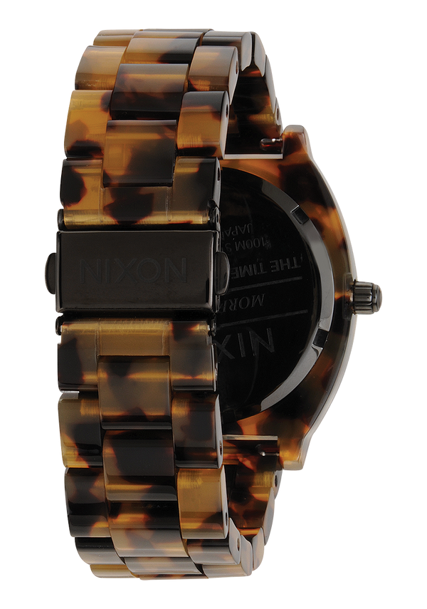 Nixon Time Teller Acetate Watch | Tortoise | Unisex Acetate