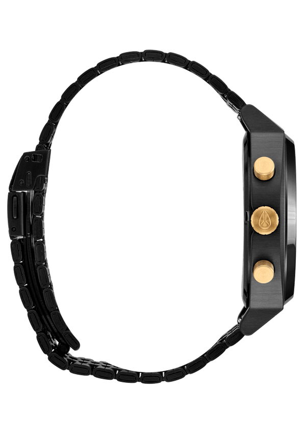 Nixon Time Teller Chrono Watch | Black / Black / Gold | Chronograph