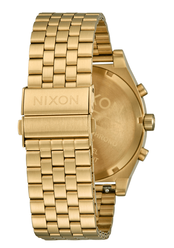 Nixon Time Teller Chrono Watch | Gold / Black / Gold | Chronograph
