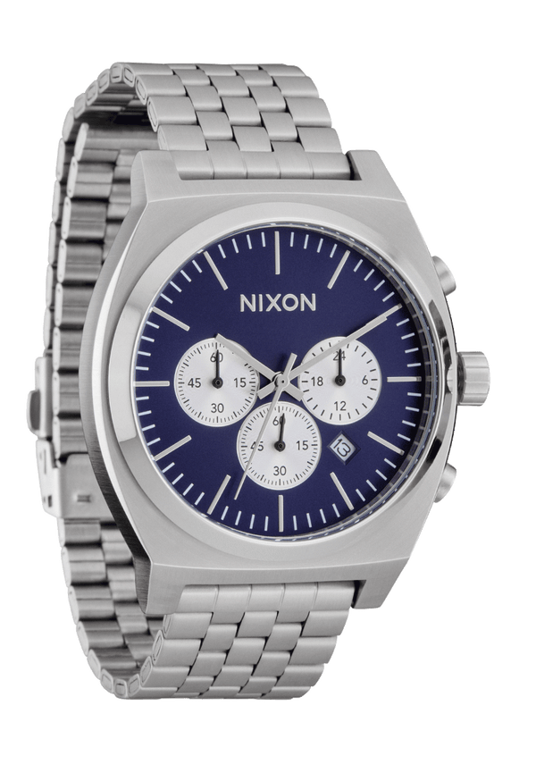 Nixon Time Teller Chrono Watch | Silver / Midnight / Silver | Chronograph
