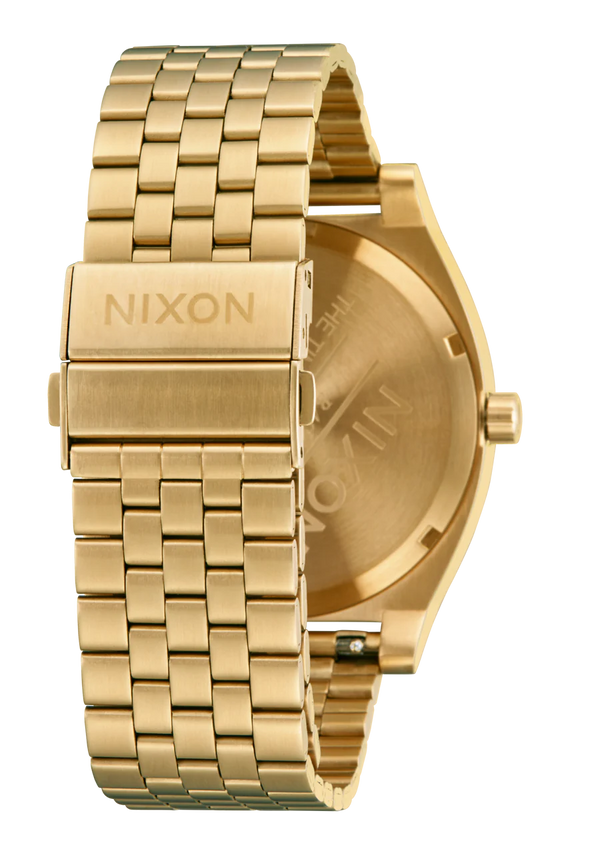 Nixon Time Teller Solar Watch | All Gold / Black | Unisex Light-Powered
