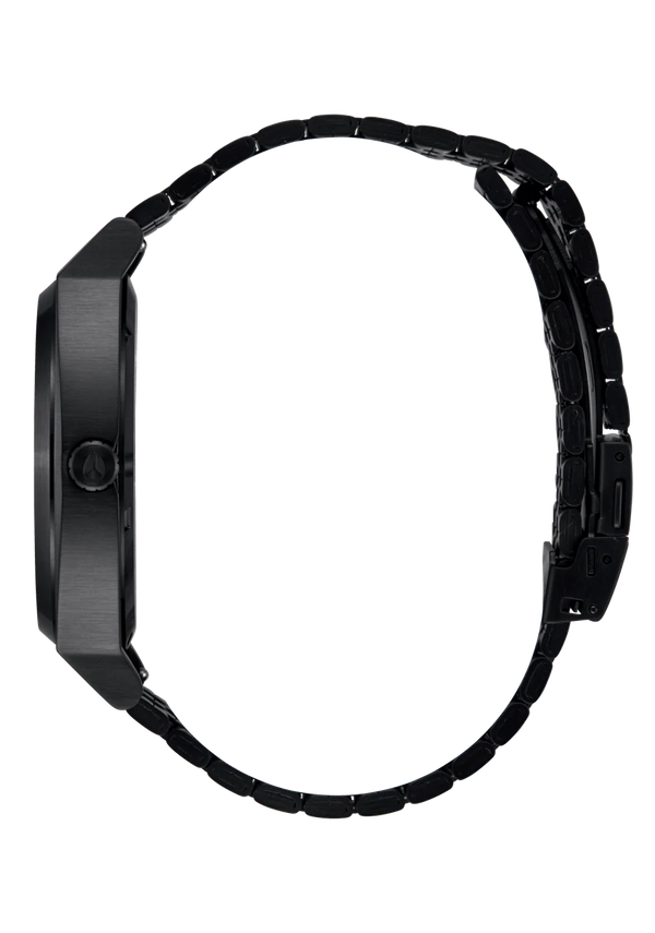 Nixon Time Teller Solar Watch | Black / White | Unisex Light-Powered