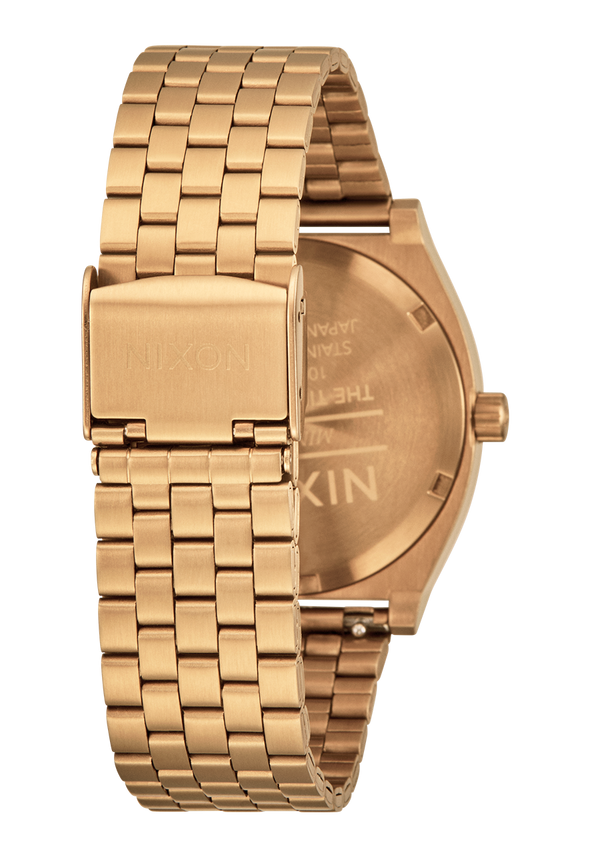 Nixon Time Teller Watch | 4th Dim Gold / Vintage White | Unisex Stainless Steel Analog