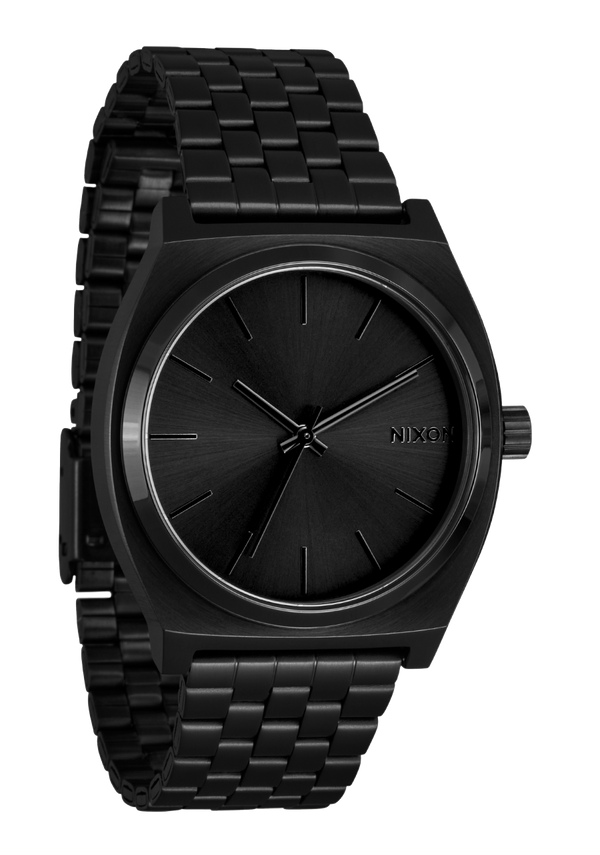 Nixon Time Teller Watch | All Black | Unisex Stainless Steel Analog