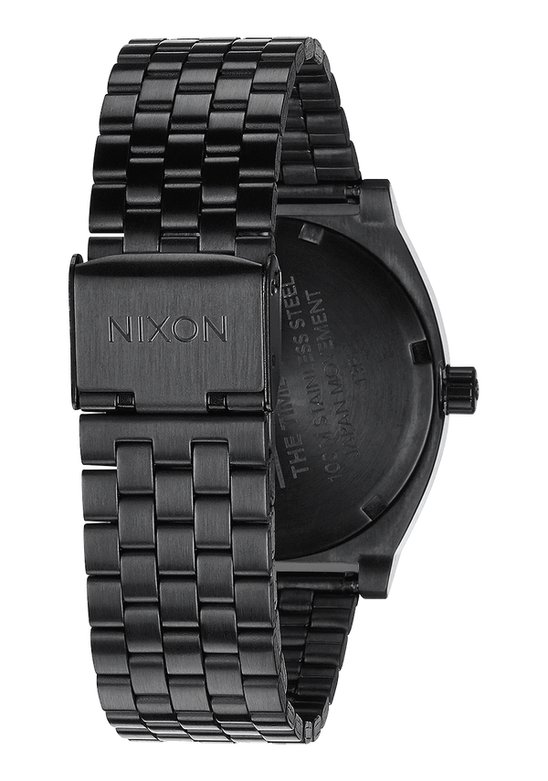 Nixon Time Teller Watch | All Black | Unisex Stainless Steel Analog