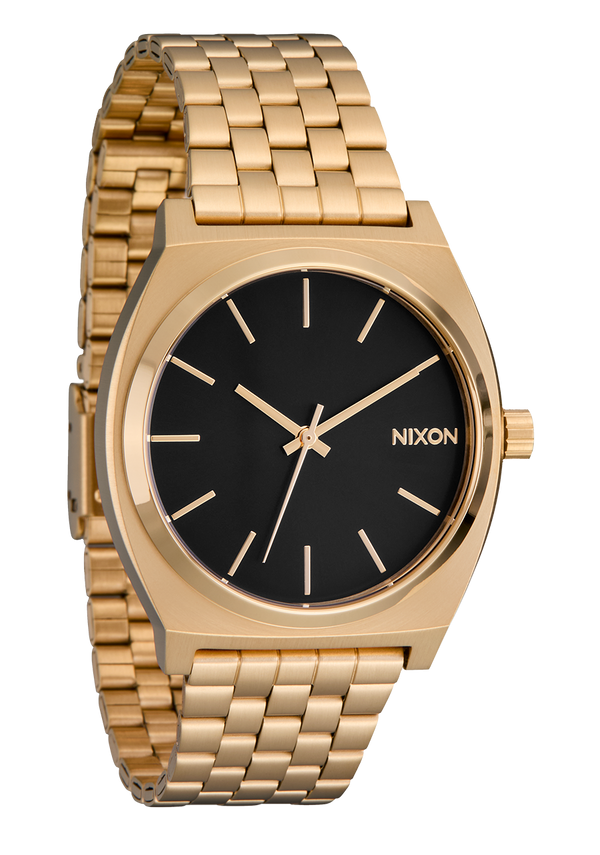 Nixon Time Teller Watch | All Gold / Black Sunray | Unisex Stainless Steel Analog