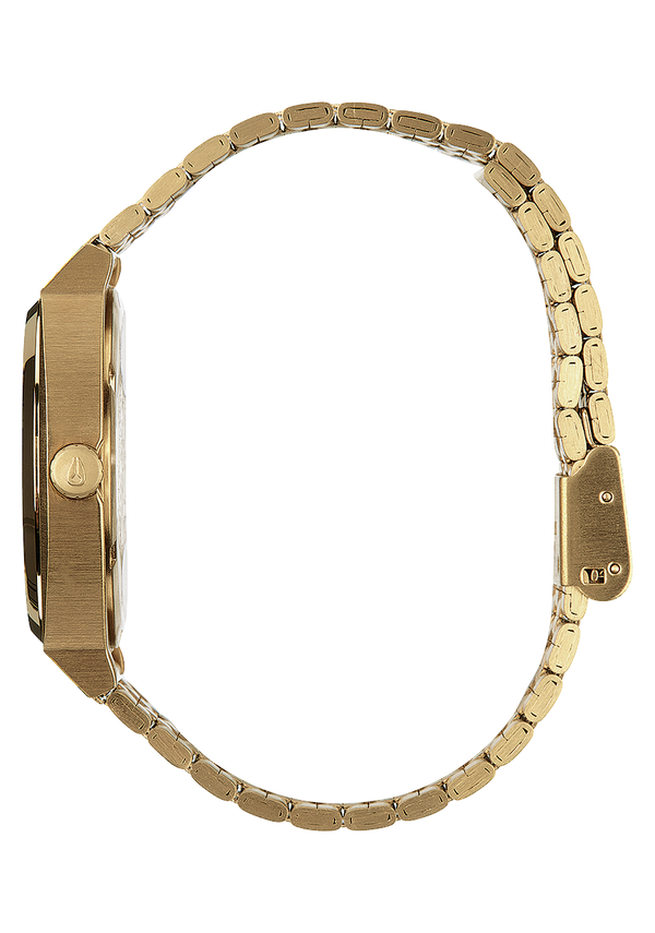 Nixon Time Teller Watch | All Gold / Black Sunray | Unisex Stainless Steel Analog