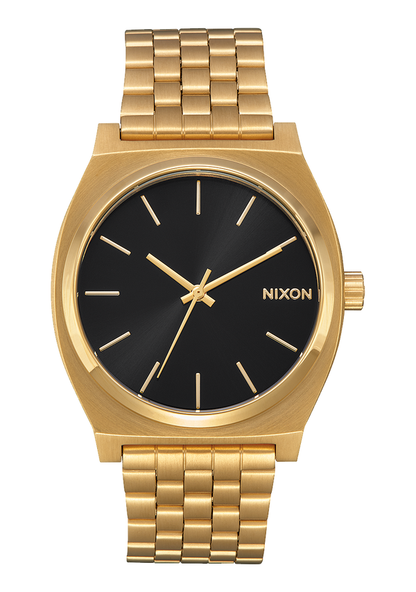 nixon Time Teller Watch | All Gold / Black Sunray | Unisex Stainless Steel Analog