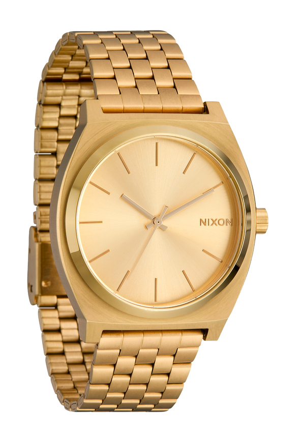 Nixon Time Teller Watch | All Gold / Gold | Unisex Stainless Steel Analog