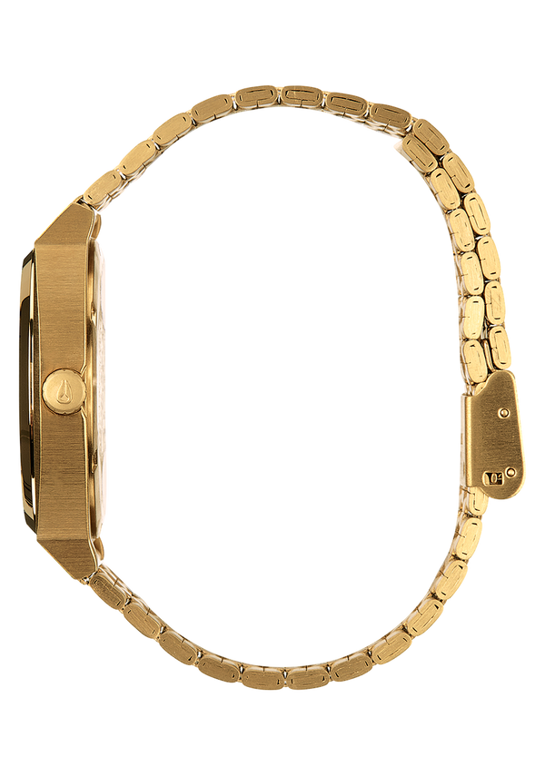 Nixon Time Teller Watch | All Gold / Gold | Unisex Stainless Steel Analog