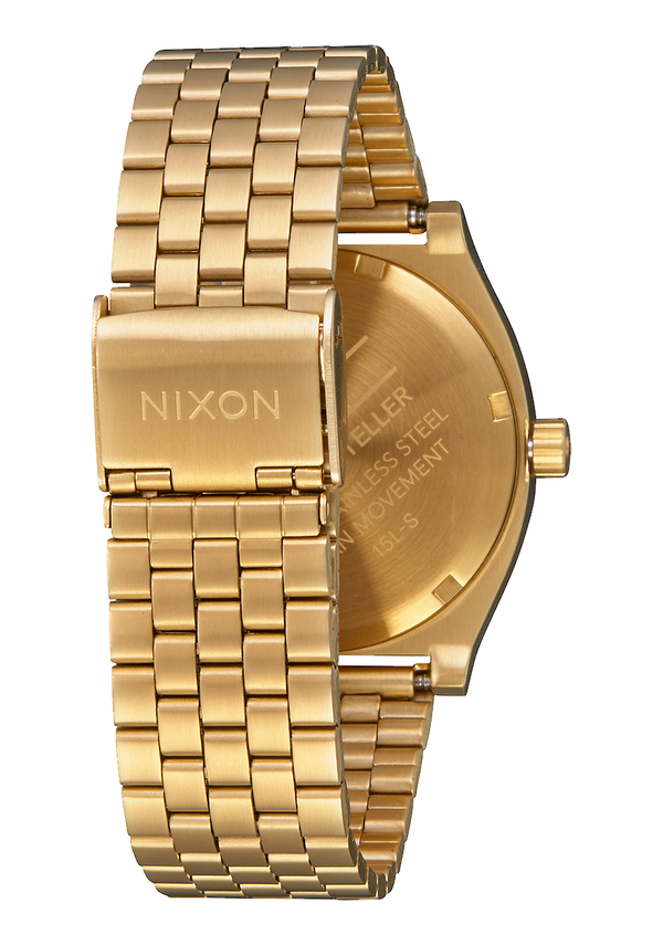 Nixon Time Teller Watch | All Gold / Gold | Unisex Stainless Steel Analog