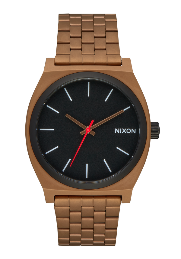 nixon Time Teller Watch | Bronze / Black | Unisex Stainless Steel Analog