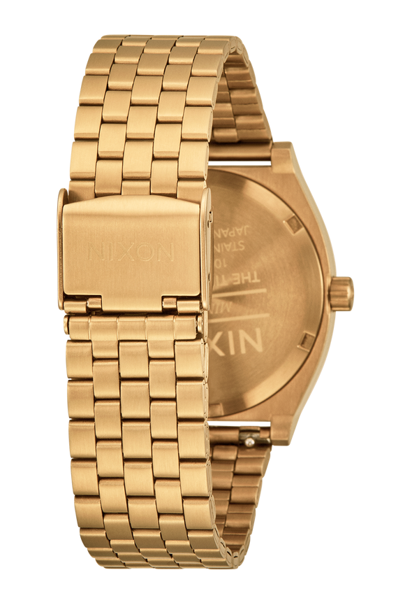Nixon Time Teller Watch | Gold / Green Sunray | Unisex Stainless Steel Analog
