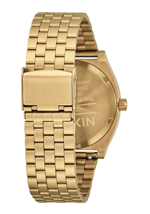 Nixon Time Teller Watch | Gold / Turquoise / Gold | Unisex Analog Watch