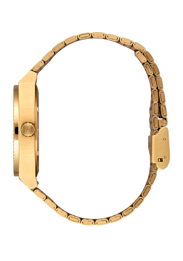 Nixon Time Teller Watch | Gold / Turquoise / Gold | Unisex Analog Watch