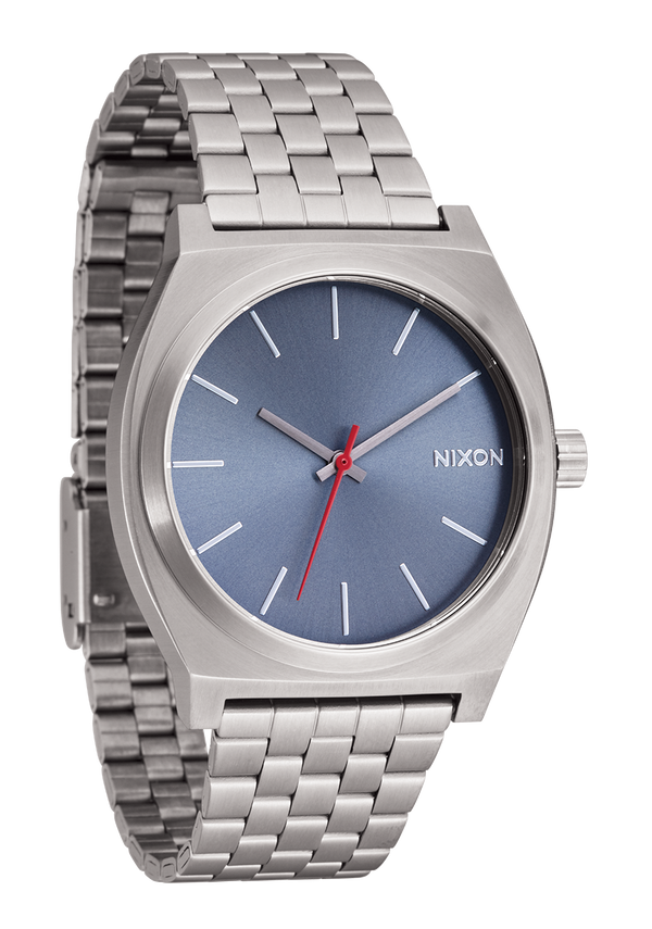 Nixon Time Teller Watch | Light Gunmetal / Dusty Blue | Unisex