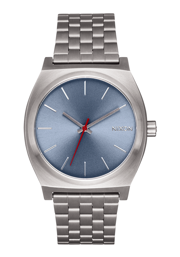 nixon Time Teller Watch | Light Gunmetal / Dusty Blue | Unisex