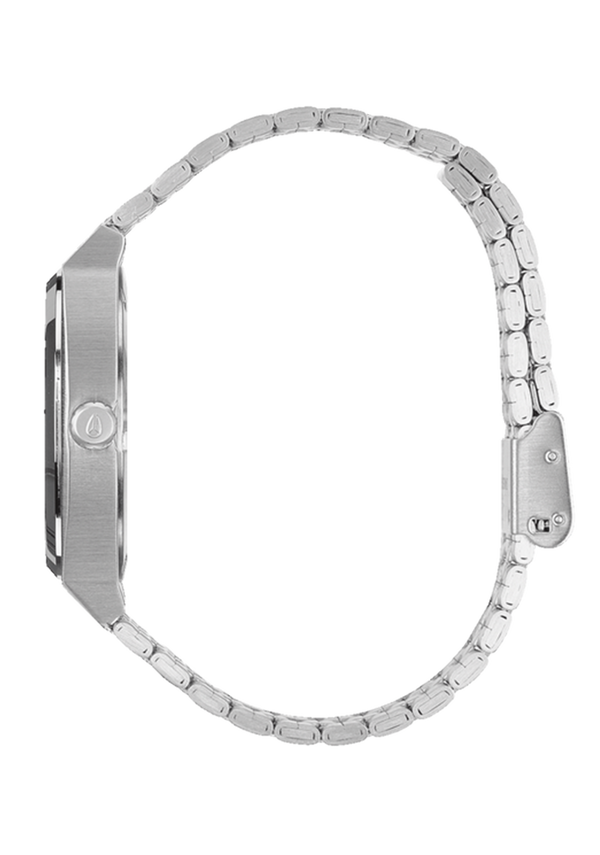 Nixon Time Teller Watch | Silver / Coral | Unisex Analog Watch