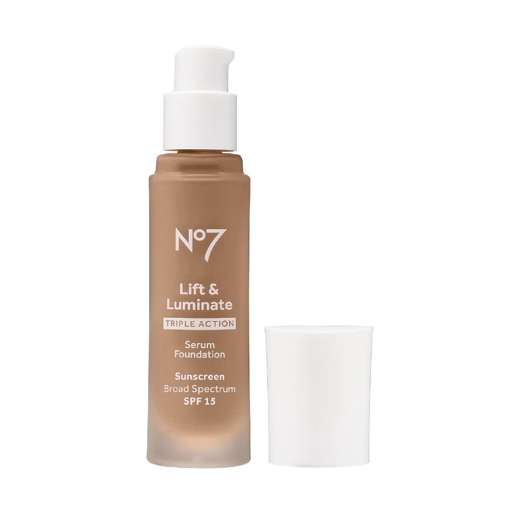 No7 Lift & Luminate Triple Action Serum Foundation - Tawny