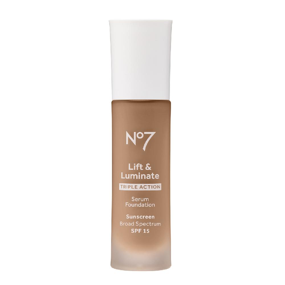 no7 Lift & Luminate Triple Action Serum Foundation - Tawny