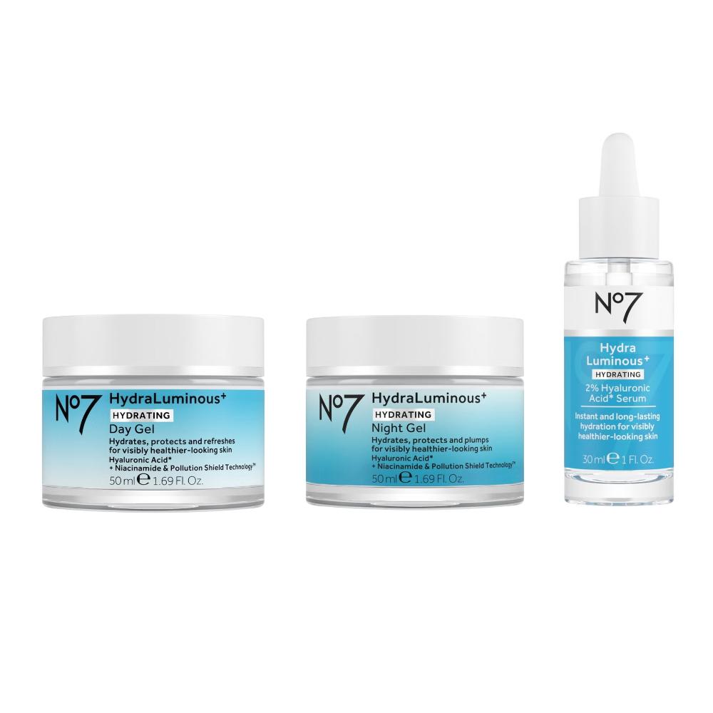 no7 HydraLuminous+ Essential Routine