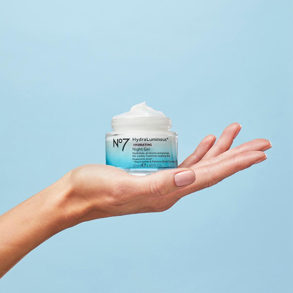 no7 HydraLuminous+ Night Gel 50ml