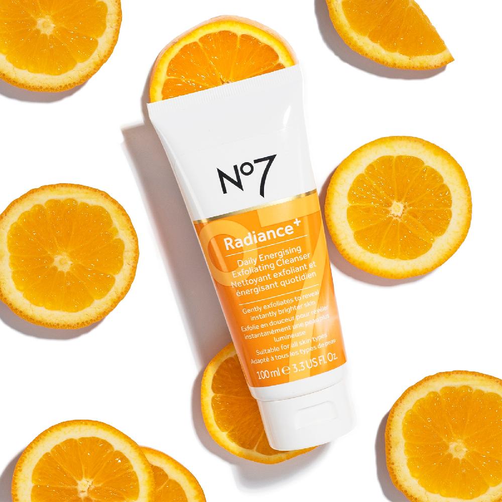 No7 Radiance+ Daily Energizing Exfoliating Cleanser