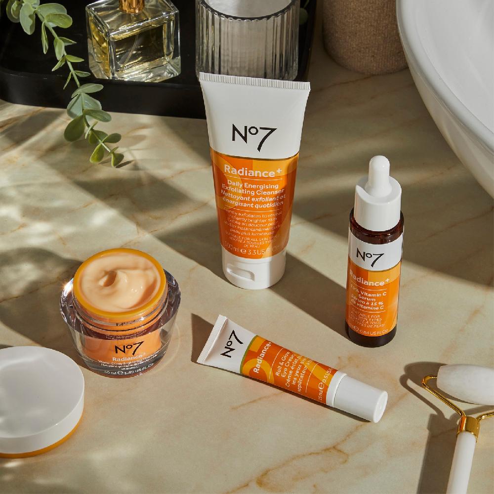 No7 Radiance+ Daily Energizing Exfoliating Cleanser