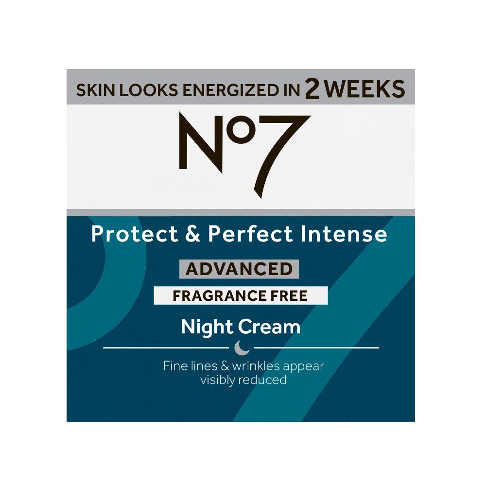 No7 Protect & Perfect Intense Advanced Fragrance Free Night Cream (50ml)