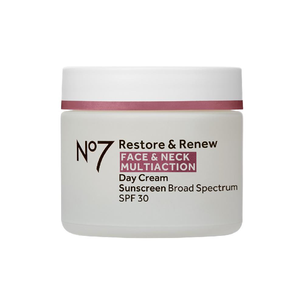 no7 Restore & Renew Multi Action Face & Neck Day Cream SPF 30