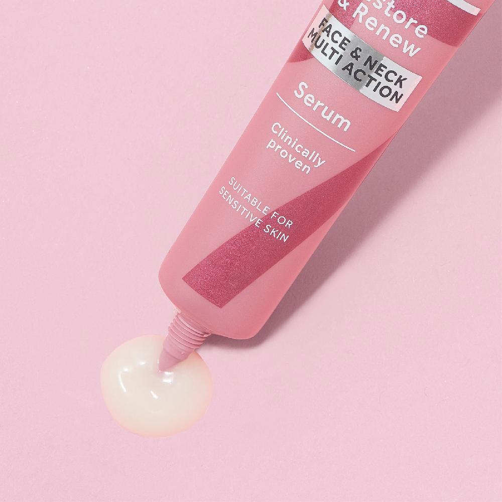 No7 Restore & Renew Multi Action Face & Neck Serum (30ml)
