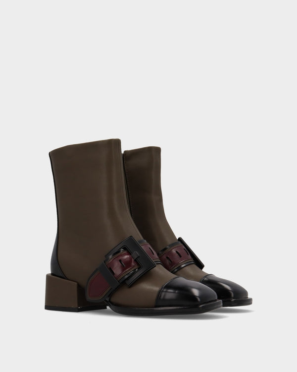 Noa Harmon Borgo Kaki Negro Y Marrón