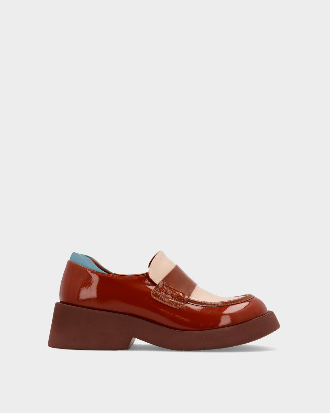 noa harmon Coffee Marrón beige y azul