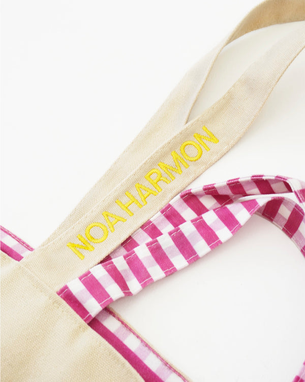 Noa Harmon NH VICHY TOTEBAG