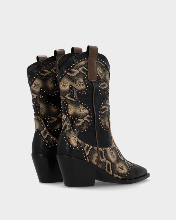 Noa Harmon Rosario Animal Print Y Negro