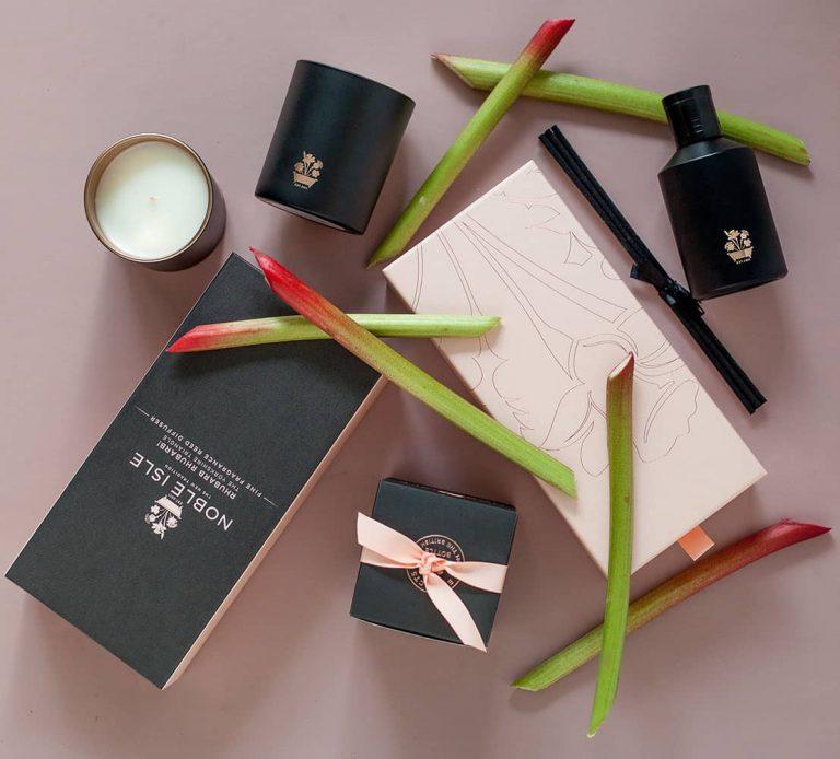 Noble Isle Rhubarb Rhubarb Luxury Scented Candle