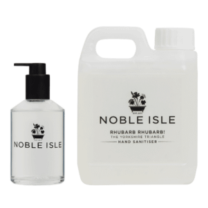 noble isle Rhubarb Rhubarb Hand Sanitiser Refill Set