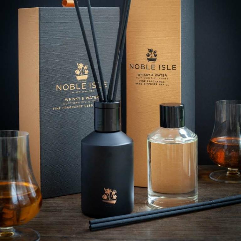 Noble Isle Whisky & Water Luxury Reed Diffuser Refill