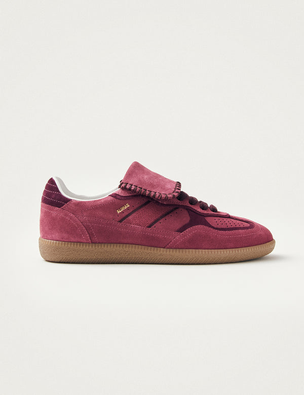nobody’s child Alohas Club Suede Rasberry Leather Trainers