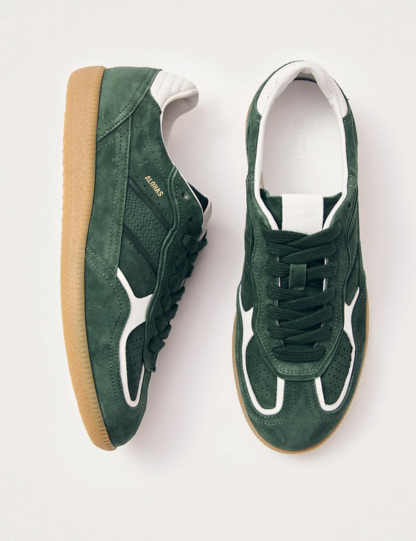 Nobody’s Child Alohas Rife Forest Green Leather Trainers
