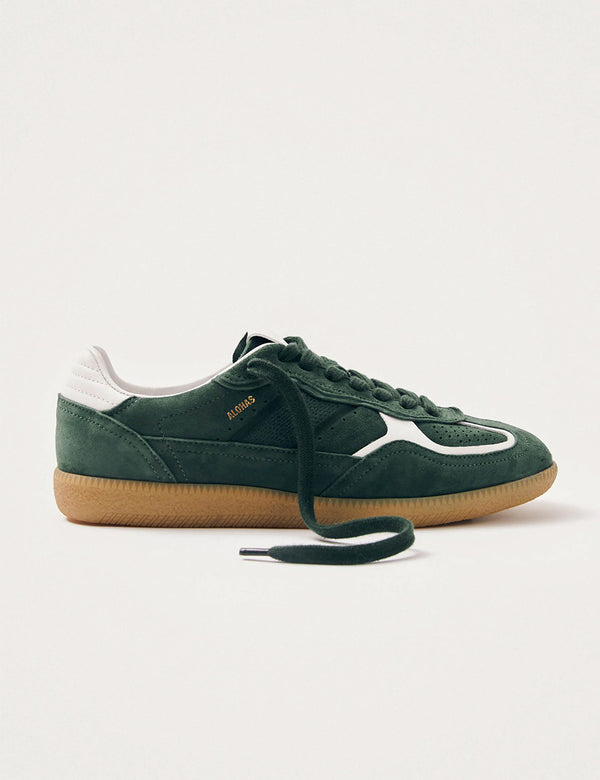 nobody’s child Alohas Rife Forest Green Leather Trainers